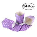 24pcs Popcorn Boxes Holder Containers Cartons Paper Bags Dot Design Snack Box for Movie Theater Dessert Tables Wedding Favors