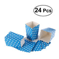 24pcs Popcorn Boxes Holder Containers Cartons Paper Bags Dot Design Snack Box for Movie Theater Dessert Tables Wedding Favors
